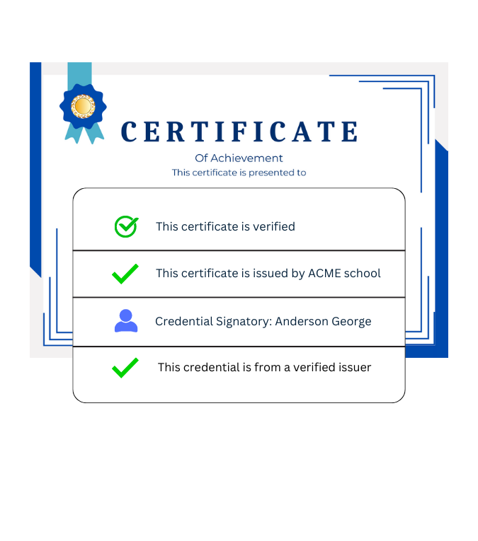 A Pathway to Trust:Enabling your students with verifiable digital certificates